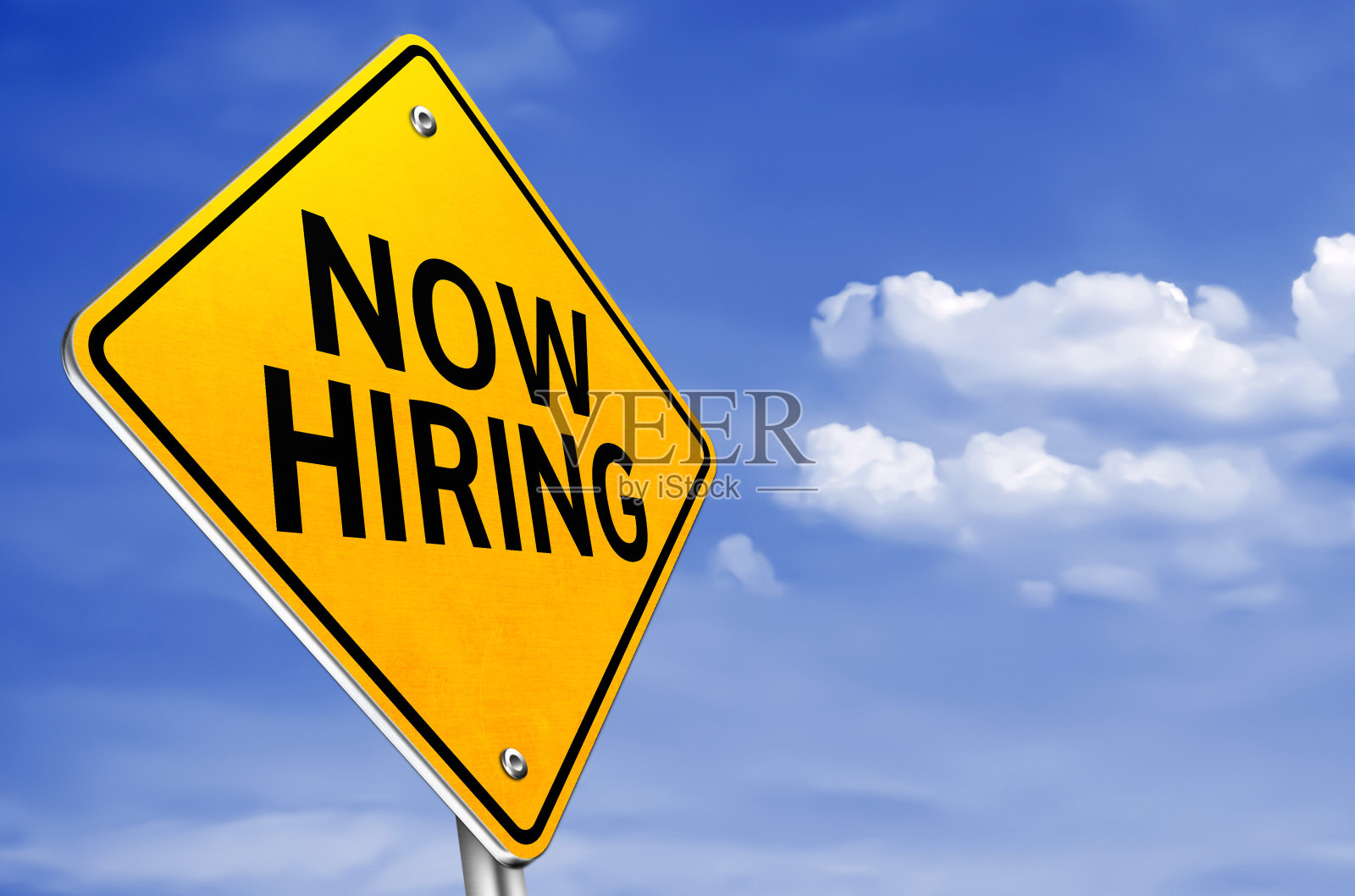 现在招聘-交通标志信息照片摄影图片