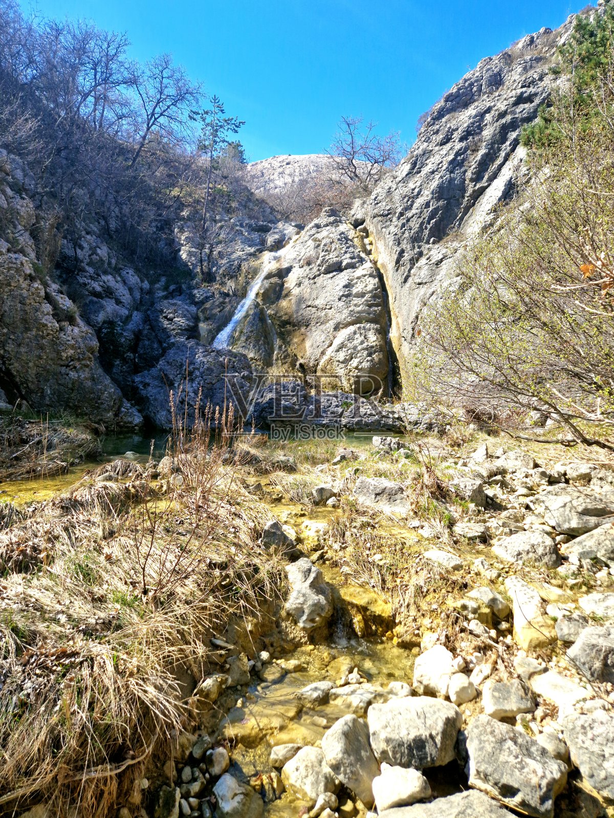 喀尔克岛-瀑布照片摄影图片