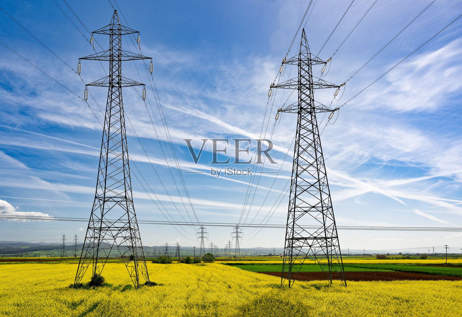 输电塔照片摄影图片