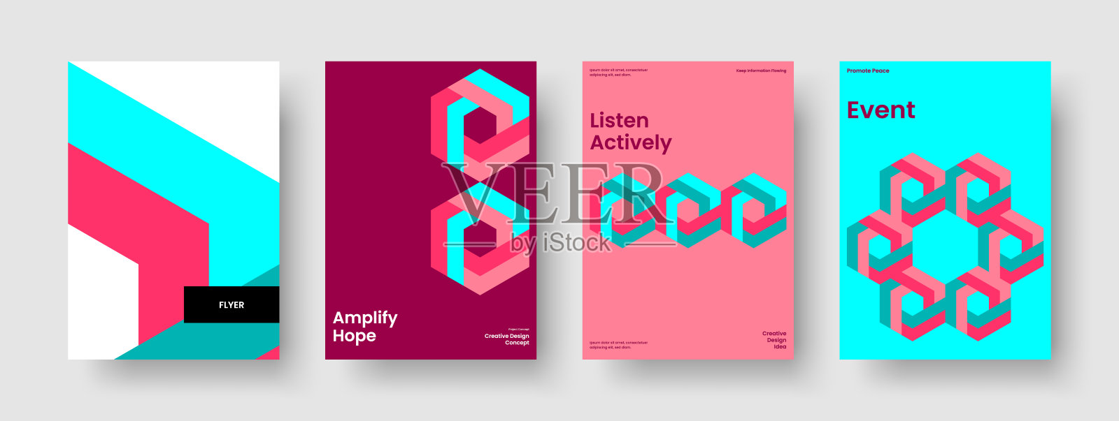 创意业务演示文稿布局。现代背景模板。几何书籍封面设计。横幅。海报。手册。报告。传单。笔记本。杂志。投资组合。品牌的身份。传单插画图片素材