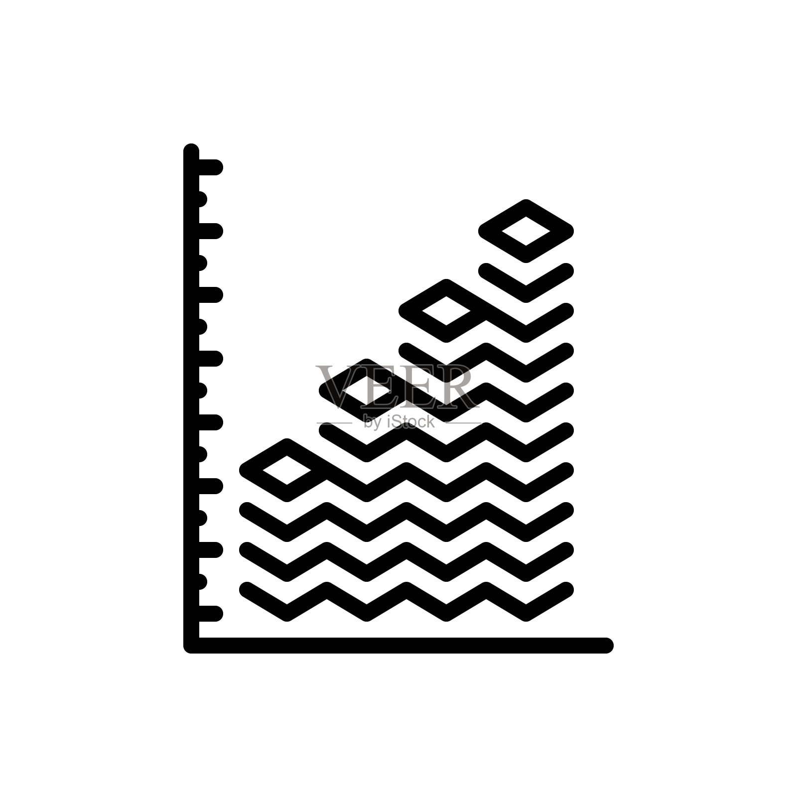 条形图插画图片素材