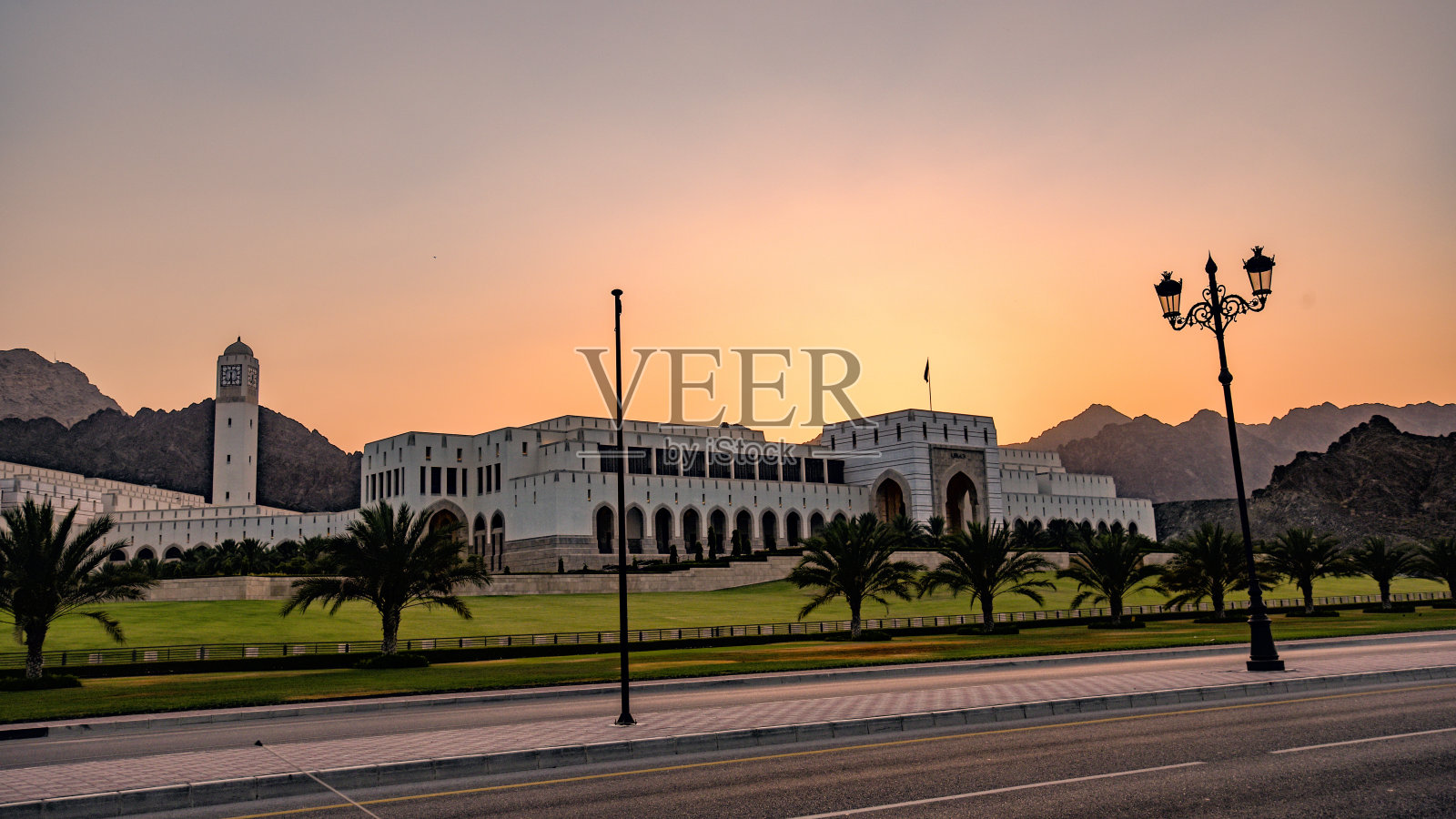 阿曼马斯喀特的建筑照片摄影图片