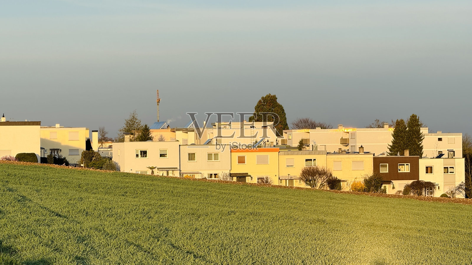 郊区的日出照片摄影图片