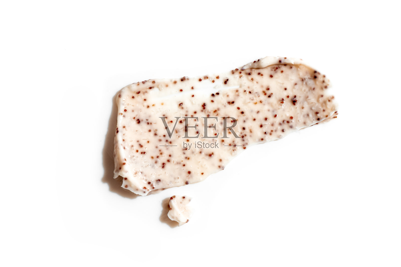 天然身体磨砂片涂抹照片摄影图片