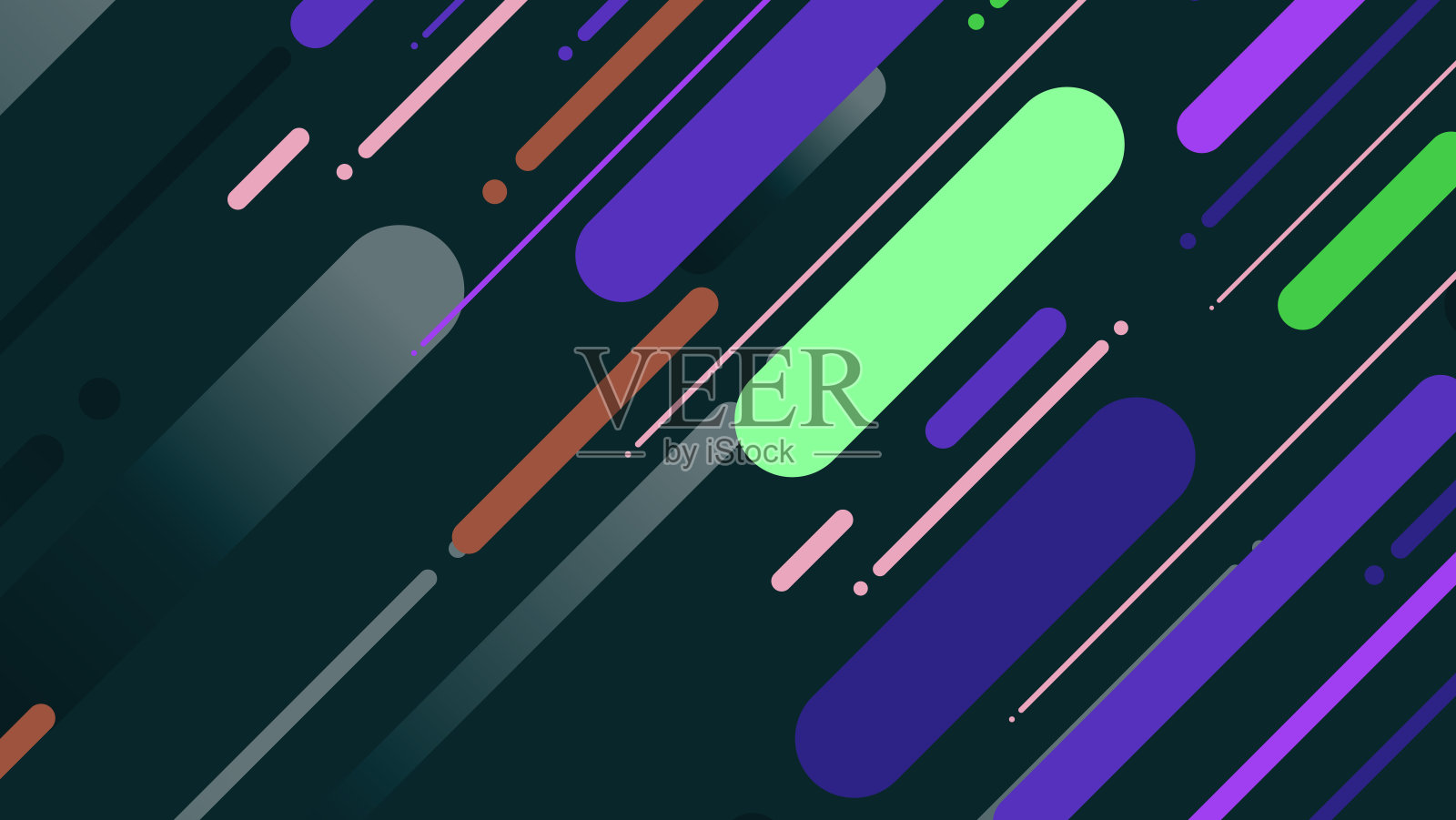 抽象的现代几何背景与对角线。插画图片素材