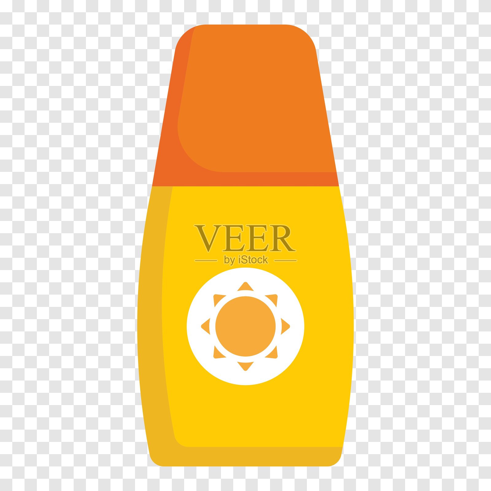 专为娇嫩肌肤设计的防晒乳。夏天，紫外线，射线，维生素，沙滩，防护，大海，阳光，放松，皮肤，健康。矢量线图标的业务和广告插画图片素材