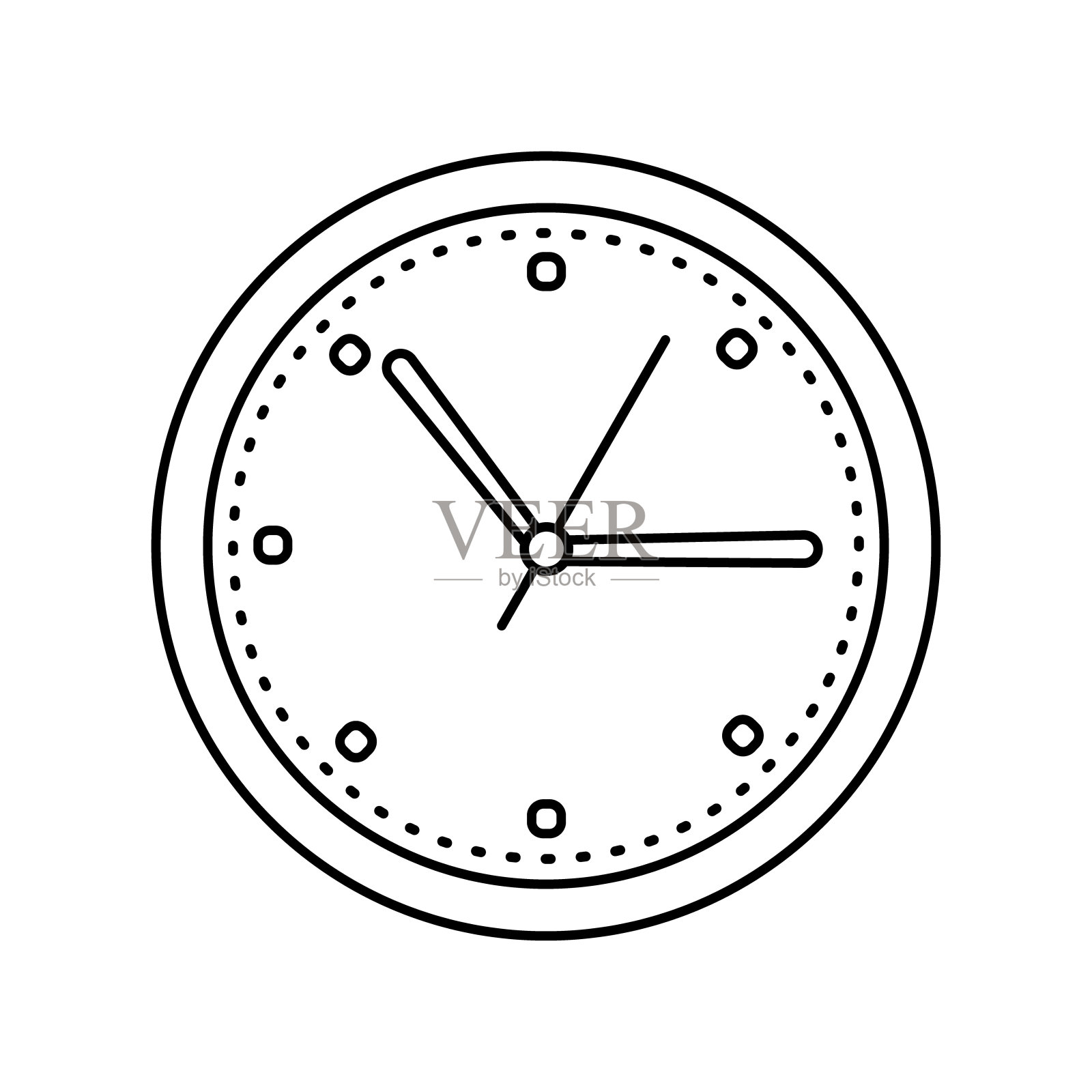 墙乘以平面元素。室内装饰。向量孤立符号。插画图片素材