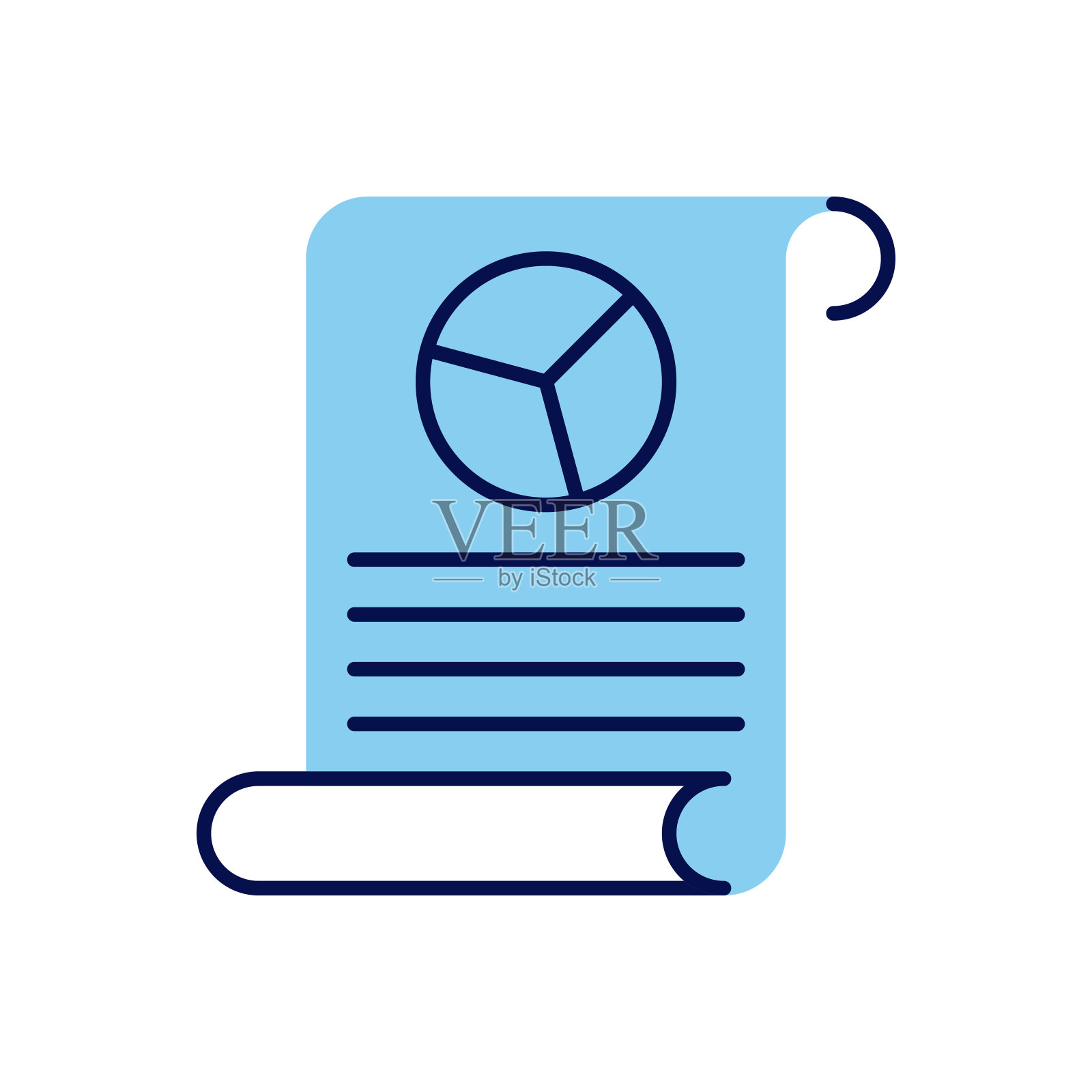 报告相关矢量图标插画图片素材