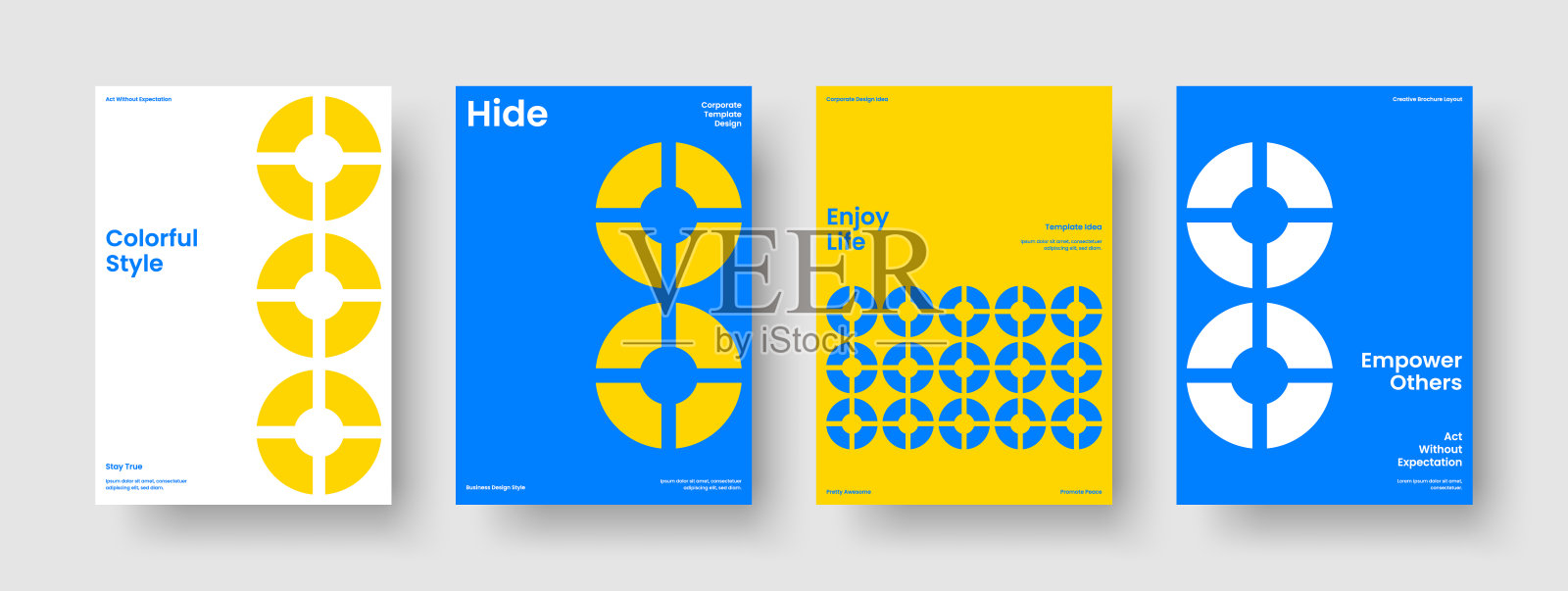 几何海报设计。孤立的书封面布局。现代传单模板。背景。报告。横幅。业务演示。手册。投资组合。笔记本。传单。目录。小册子。杂志插画图片素材