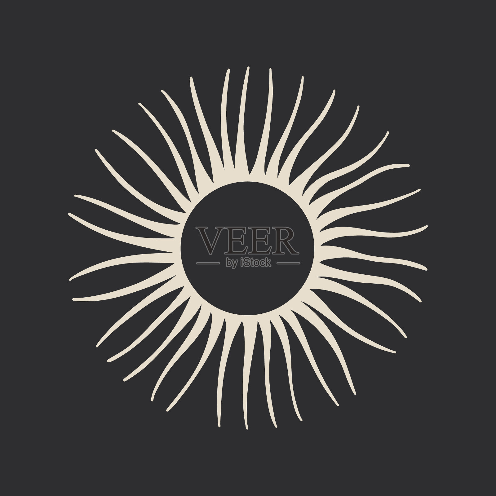 矢量插图月相集。不同阶段的月光活动在复古雕刻风格。星座插画图片素材