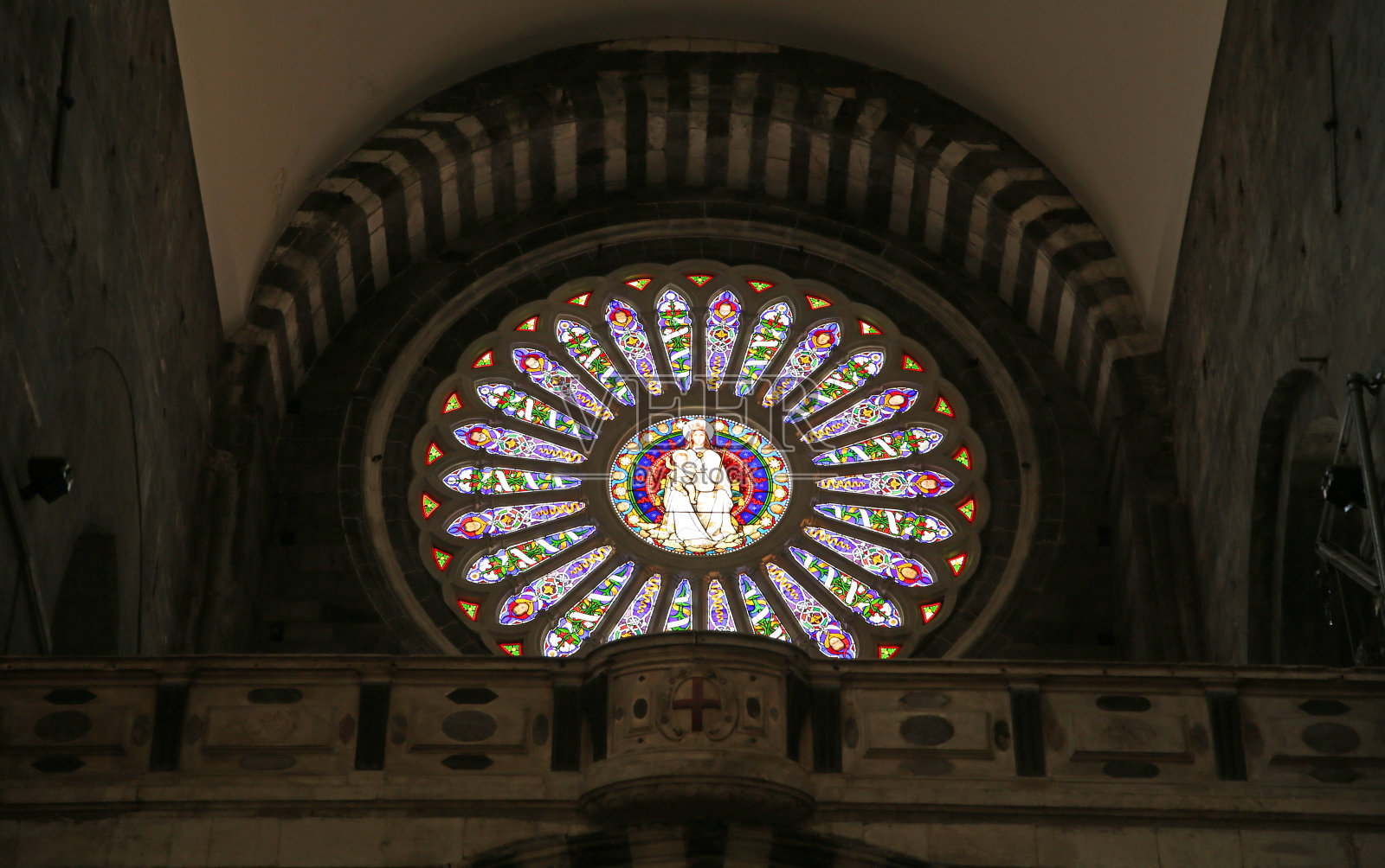 热那亚大教堂或圣劳伦斯大教堂照片摄影图片