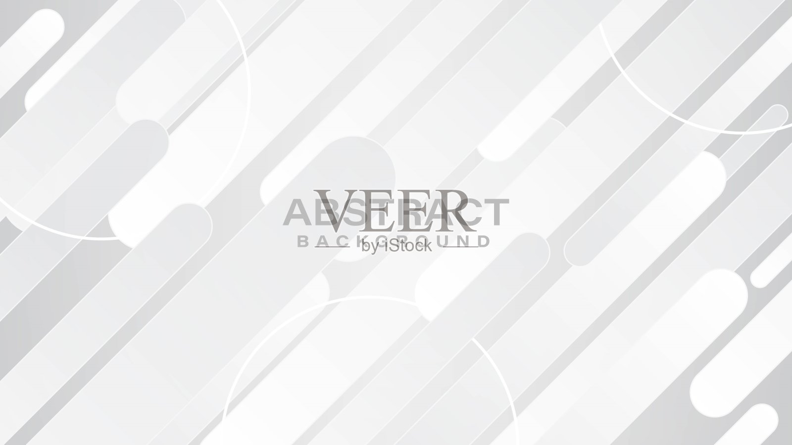 白色几何抽象背景重叠层在明亮的空间插画图片素材