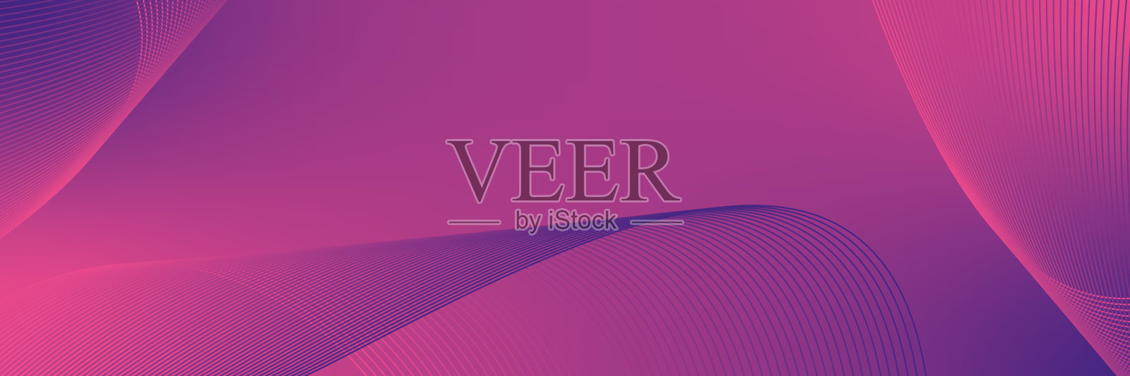 抽象的背景矢量红色紫罗兰与动态波的婚礼设计。未来的技术背景与网络波浪线。高级模板与条纹，梯度网格横幅，海报插画图片素材