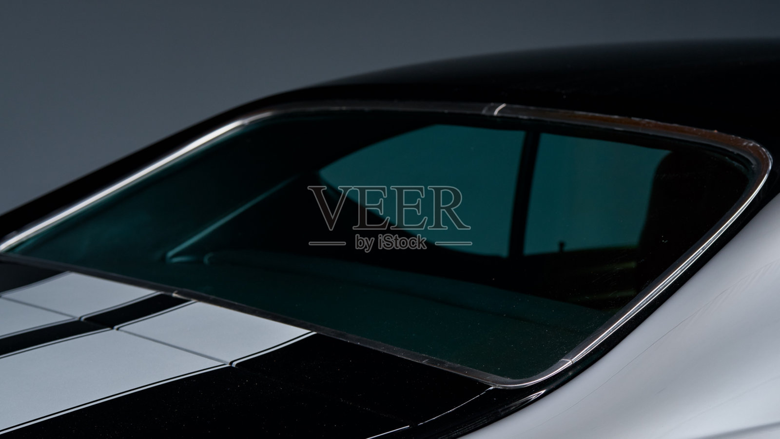 1968年黑色肌肉车照片摄影图片