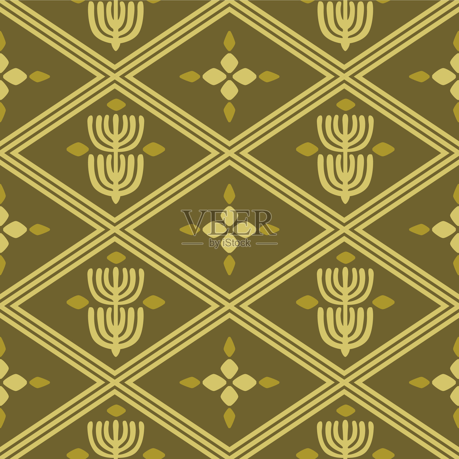 日本图案钻石矢量无缝图案插画图片素材