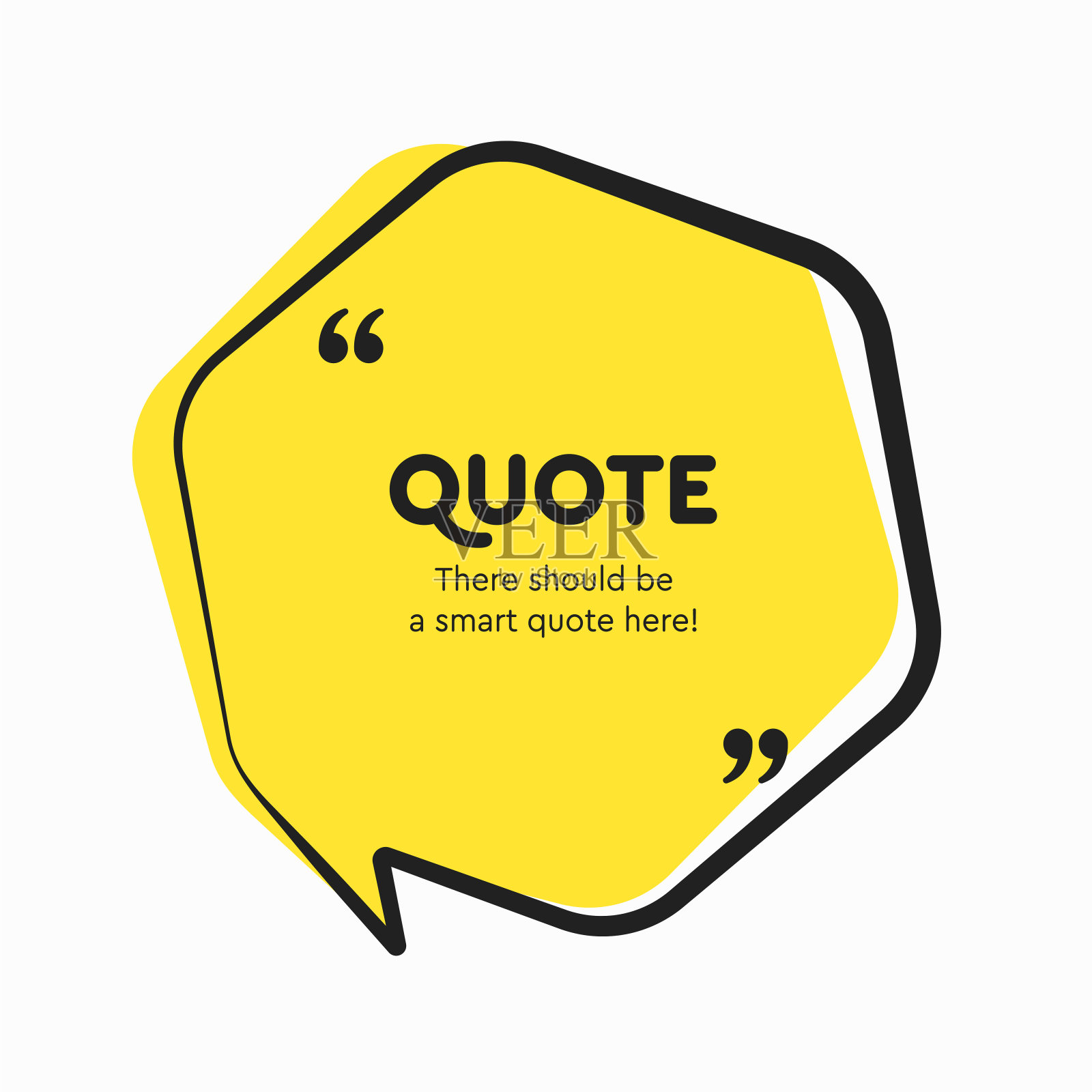 报价框空白，文本报价框，留言插画图片素材