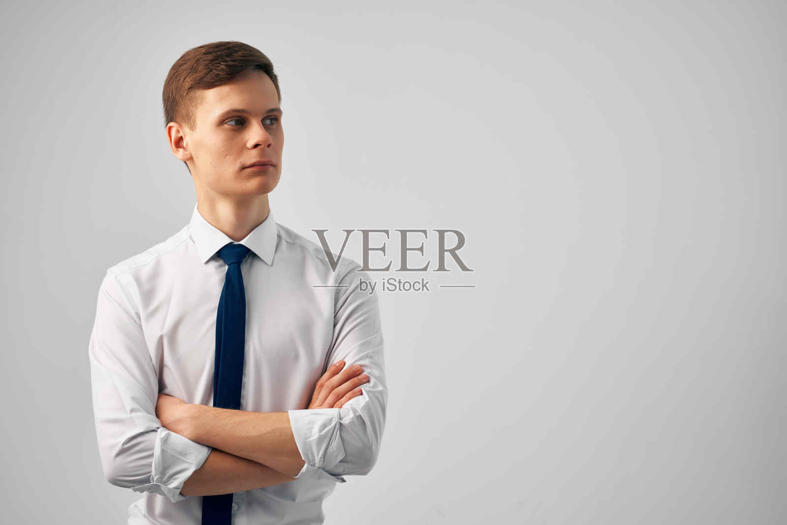 滑稽男经理办公室工作成功官照片摄影图片