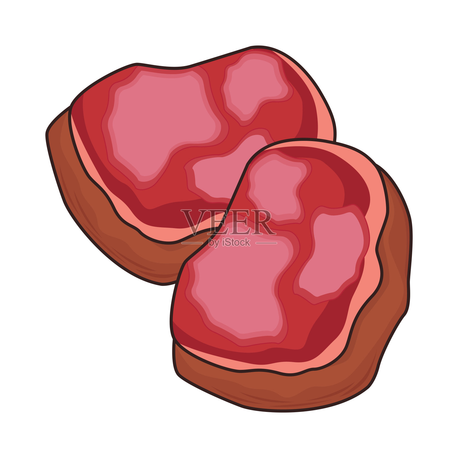 牛肉插画图片素材