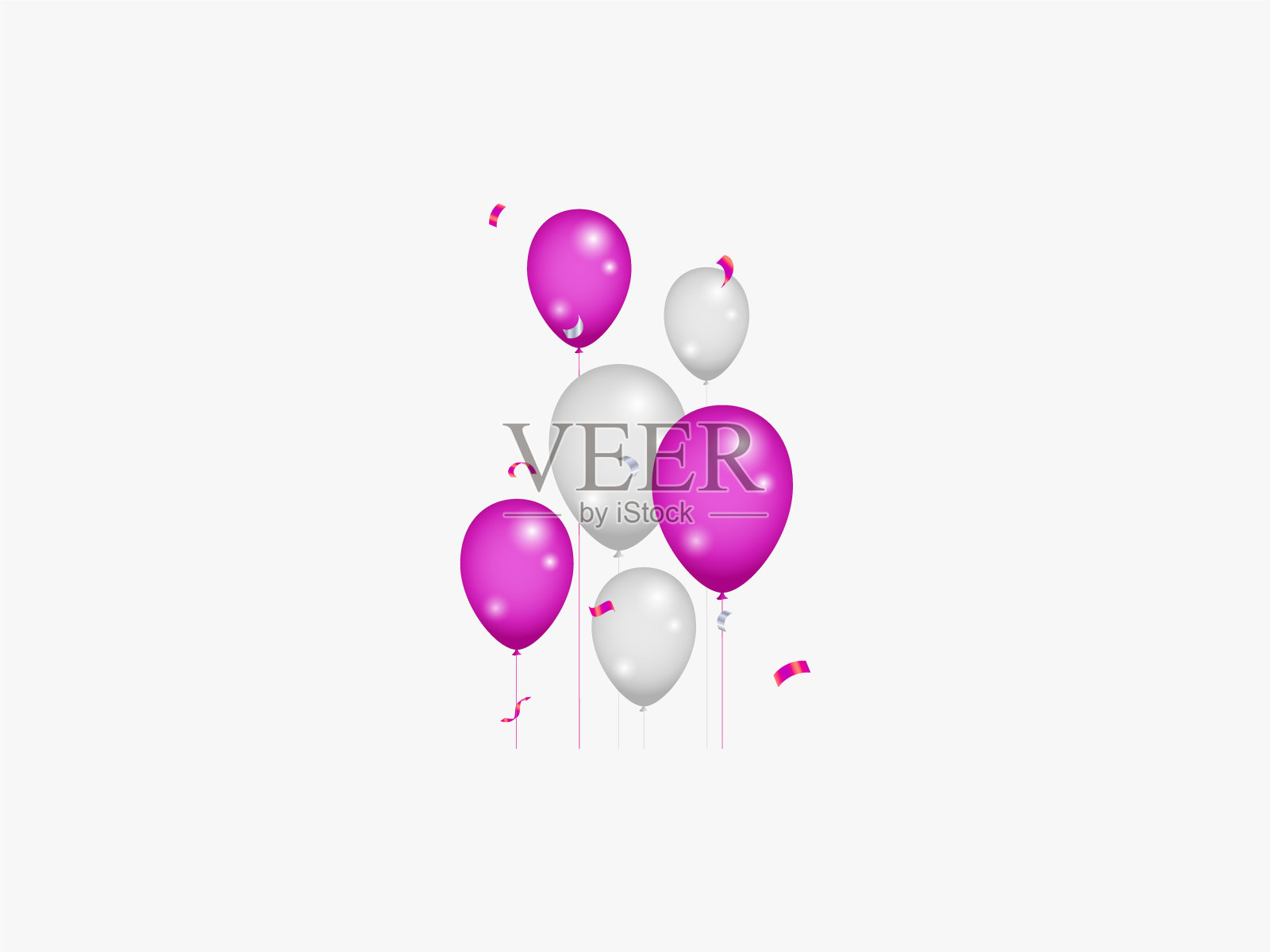 气球的背景。矢量插图卡片，聚会，设计，传单，海报，装饰，横幅，网络，广告。插画图片素材