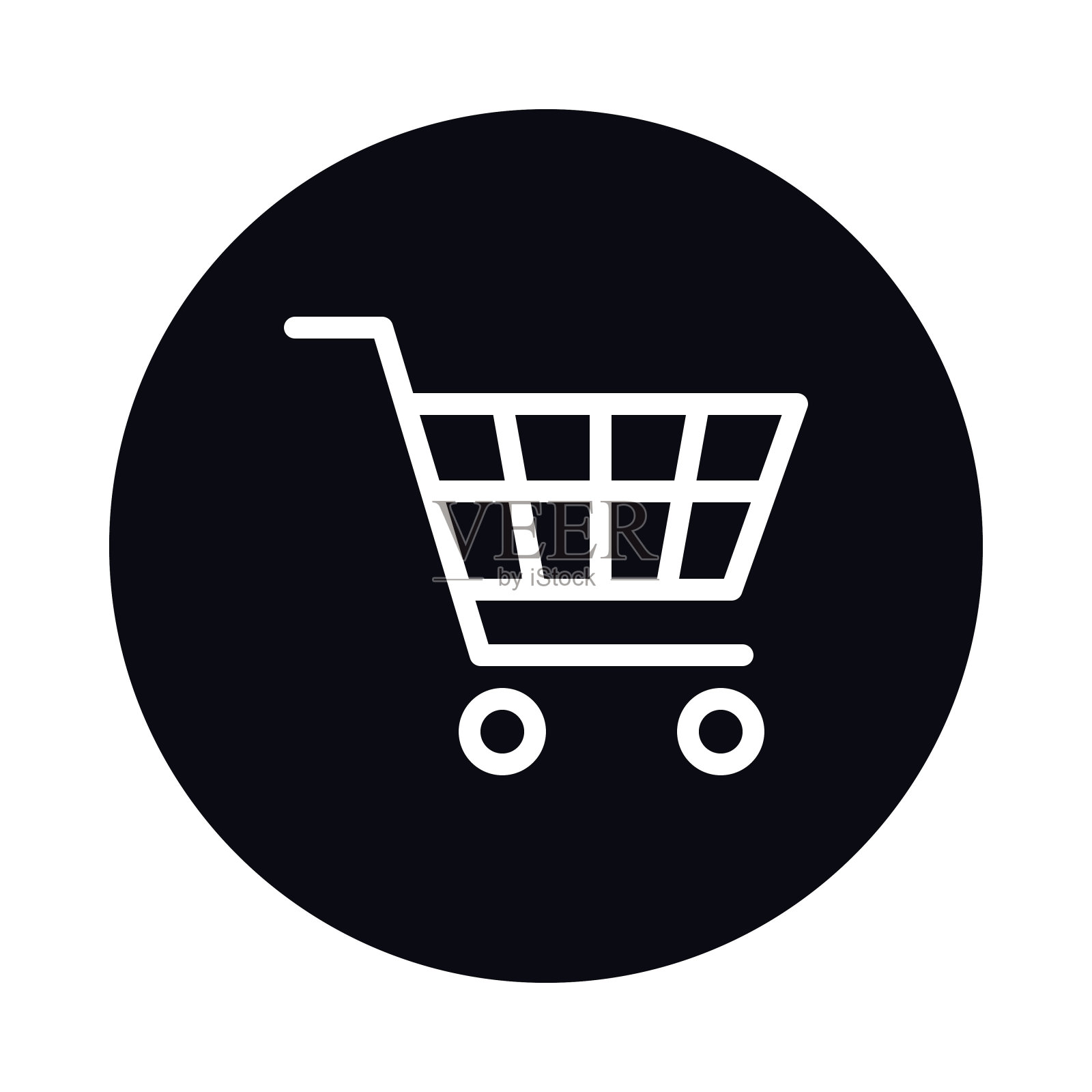 采购产品购物车图标集-电子商务，零售，购买符号插画图片素材