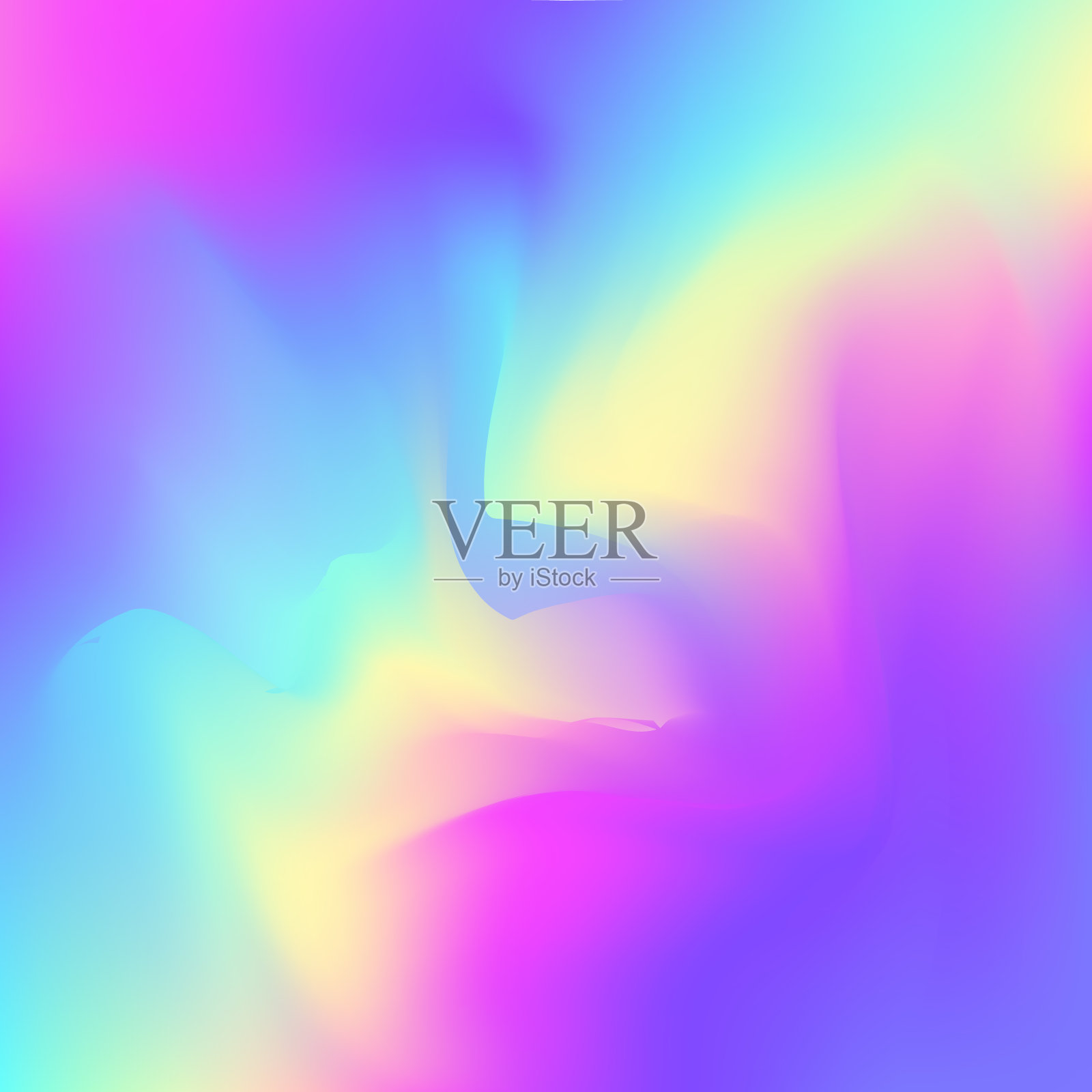 全息结构。闪亮的光彩夺目。紫色流行背景。金属多色插图。现代光。潮人。抽象的梯度。彩虹色的梯度。紫罗兰全息纹理插画图片素材