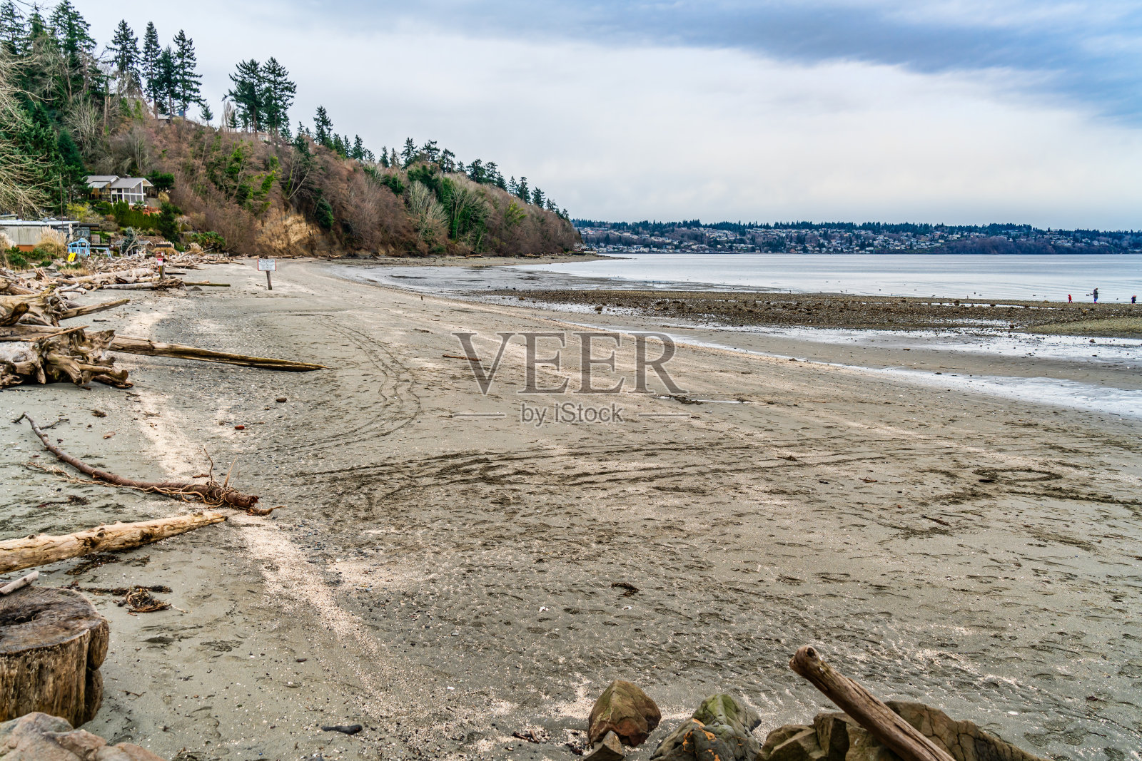 海洋公园冬季海岸线照片摄影图片