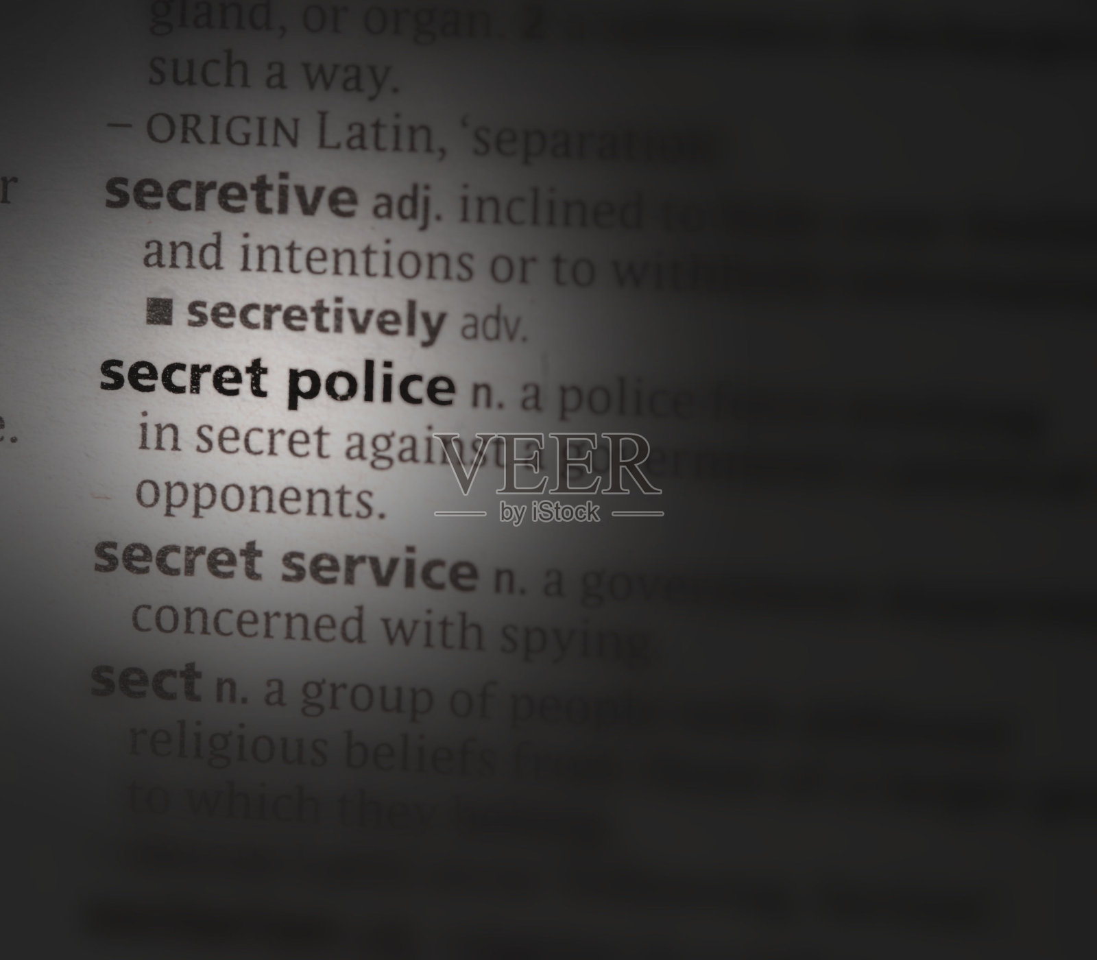 秘密警察照片摄影图片