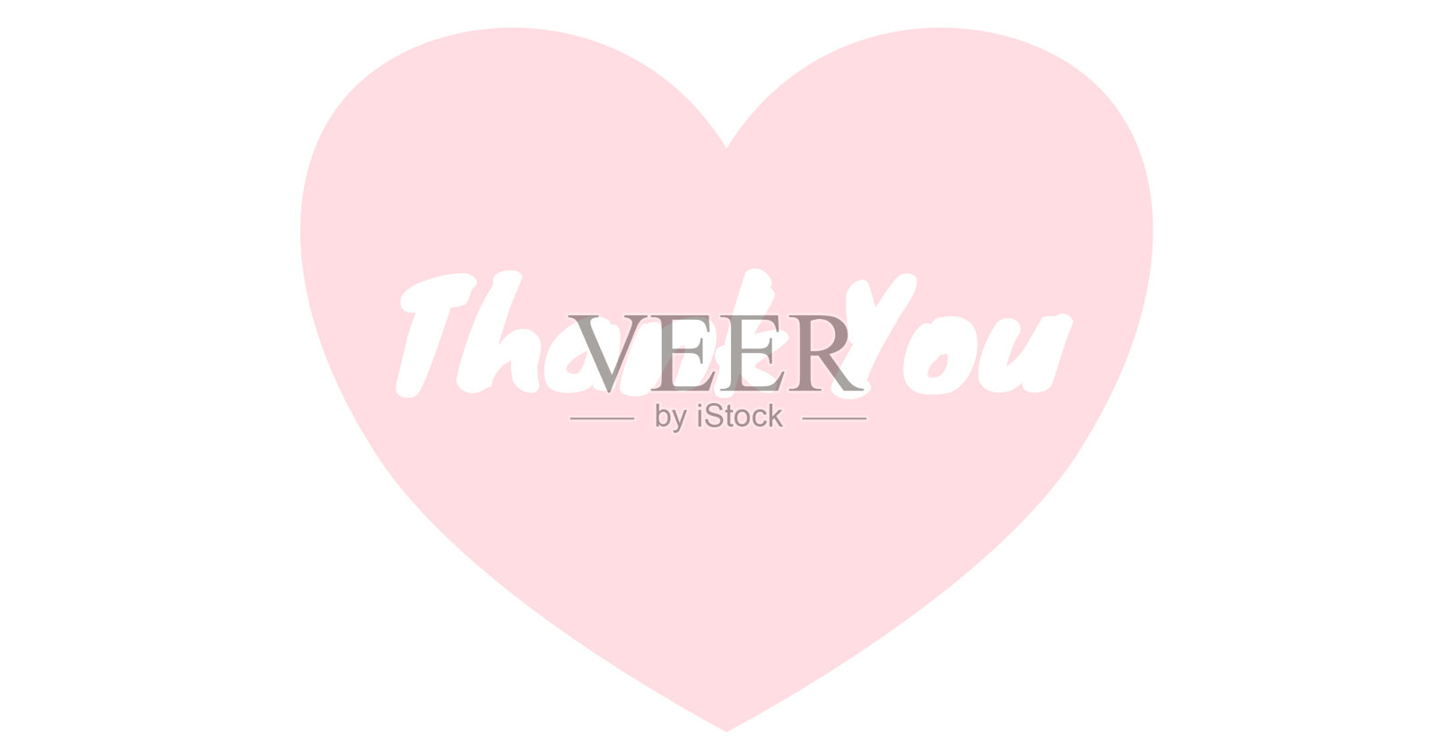 水彩感谢卡-粉红色飞溅设计插画图片素材