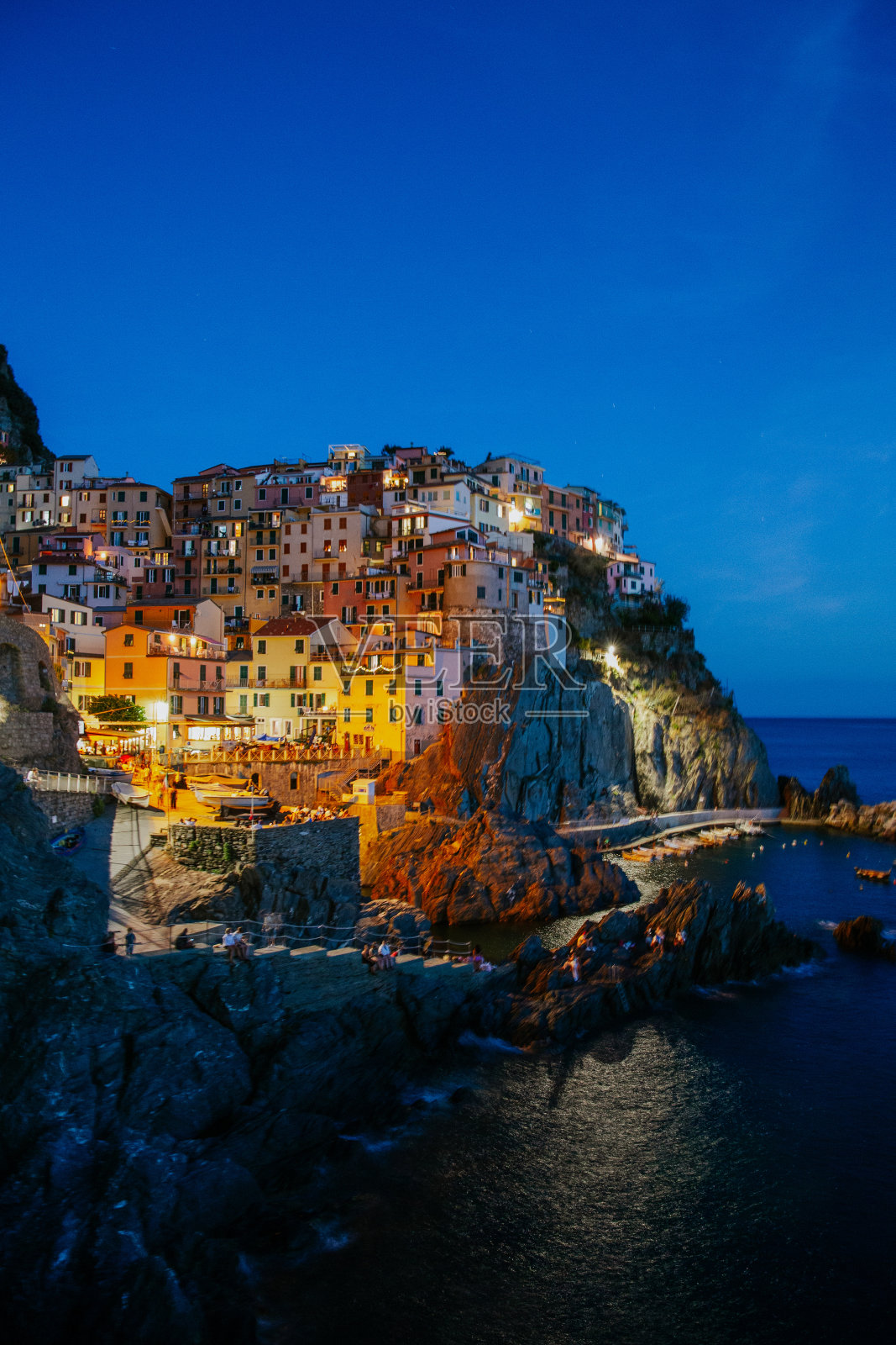 五渔村照片摄影图片