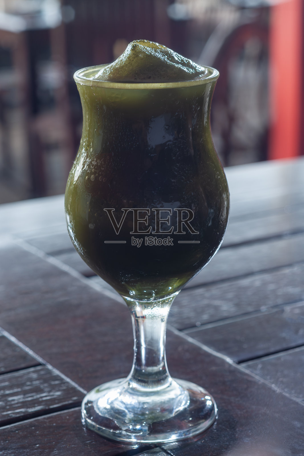 冰绿茶冰沙照片摄影图片