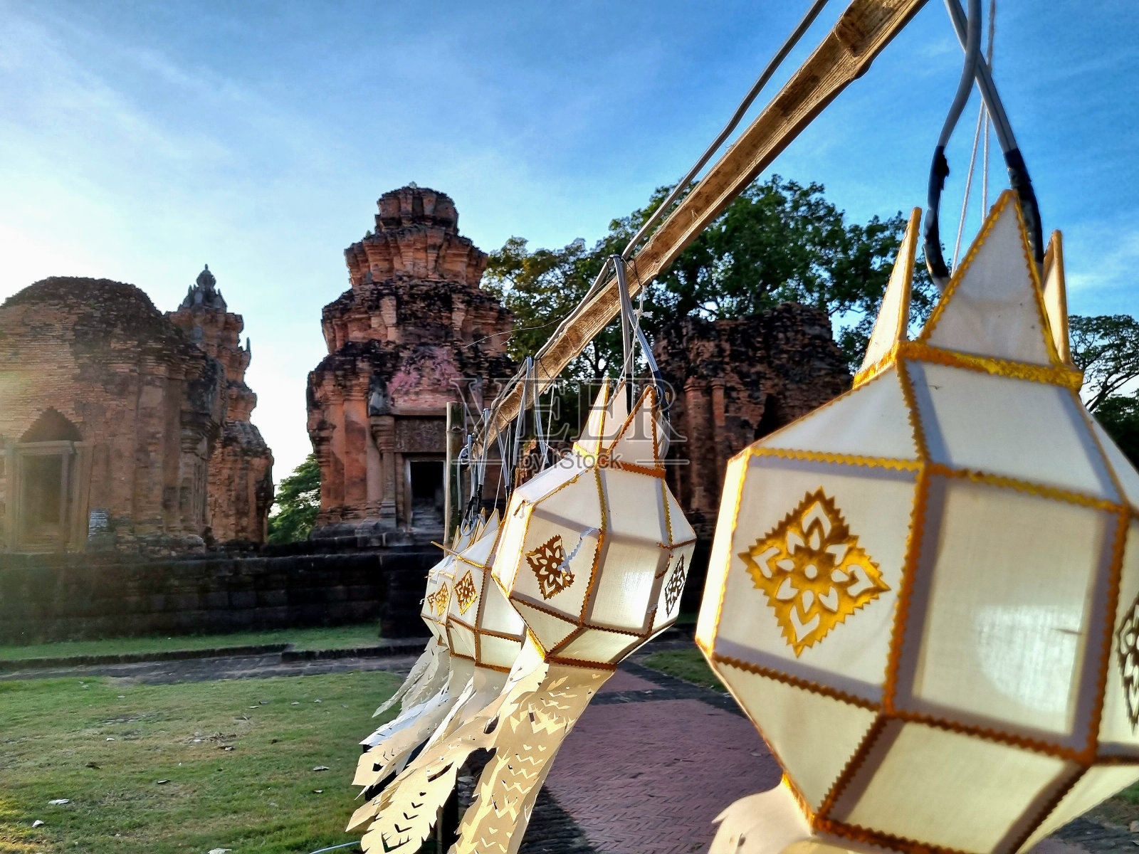 Lanna灯笼照片摄影图片