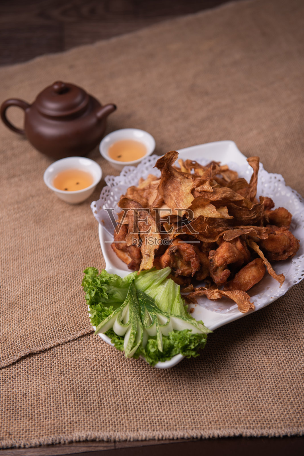 亚洲中式清真食品宴席餐厅菜单照片摄影图片