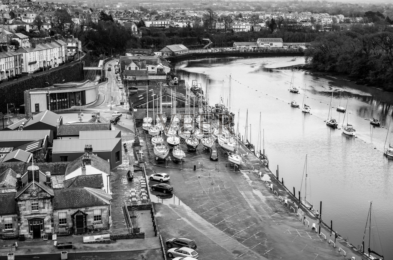 英国威尔士卡那封镇照片摄影图片