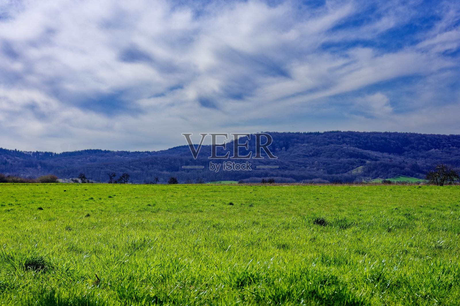 巴伐利亚美丽的春日照片摄影图片