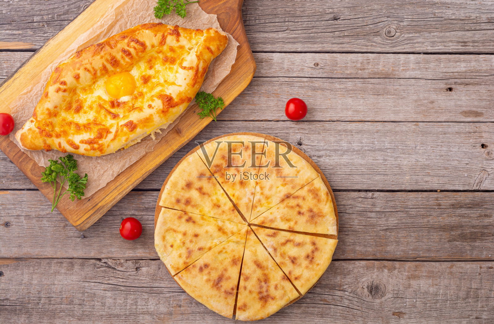 自制的加鸡蛋的哈恰布里照片摄影图片