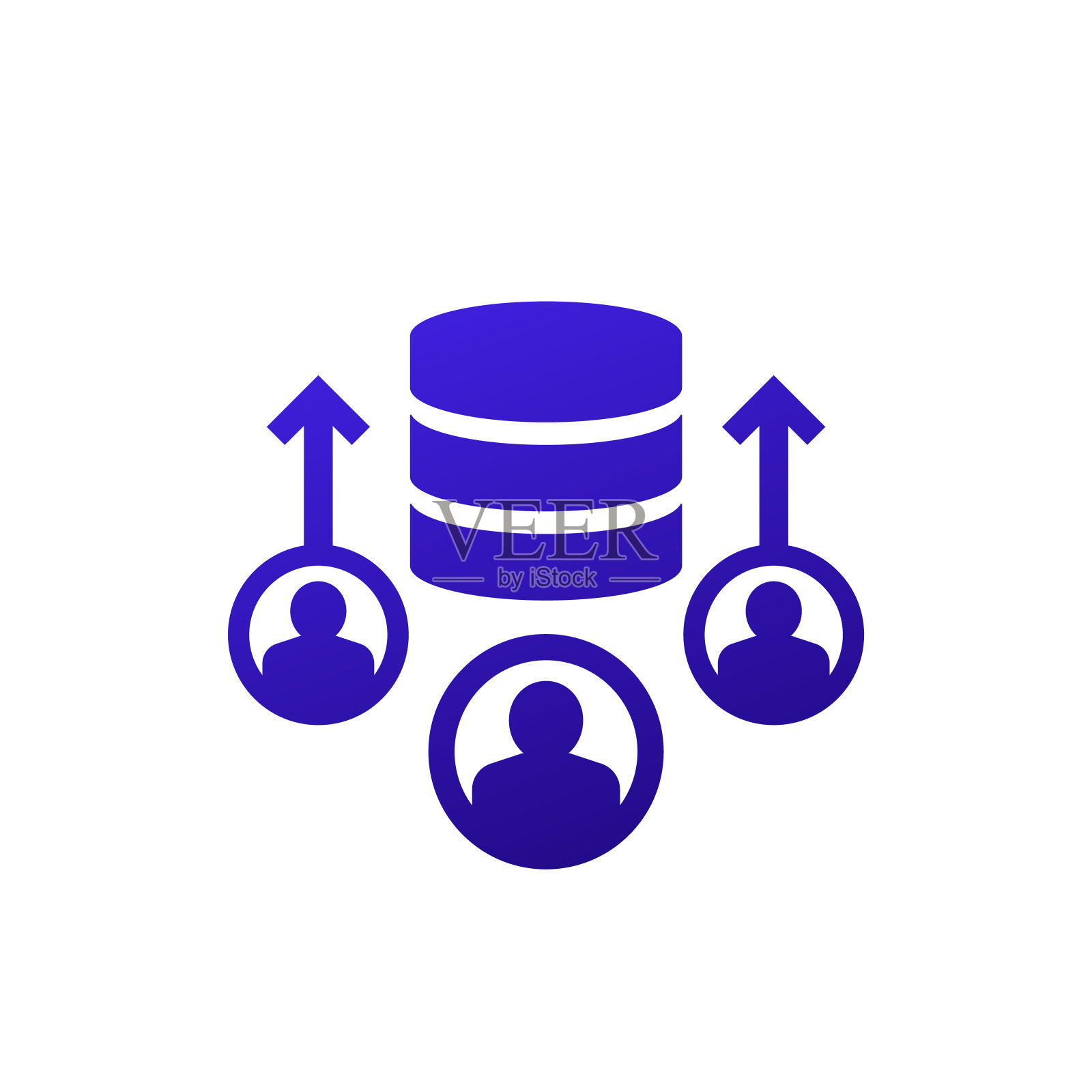 增加白色的用户基础图标插画图片素材