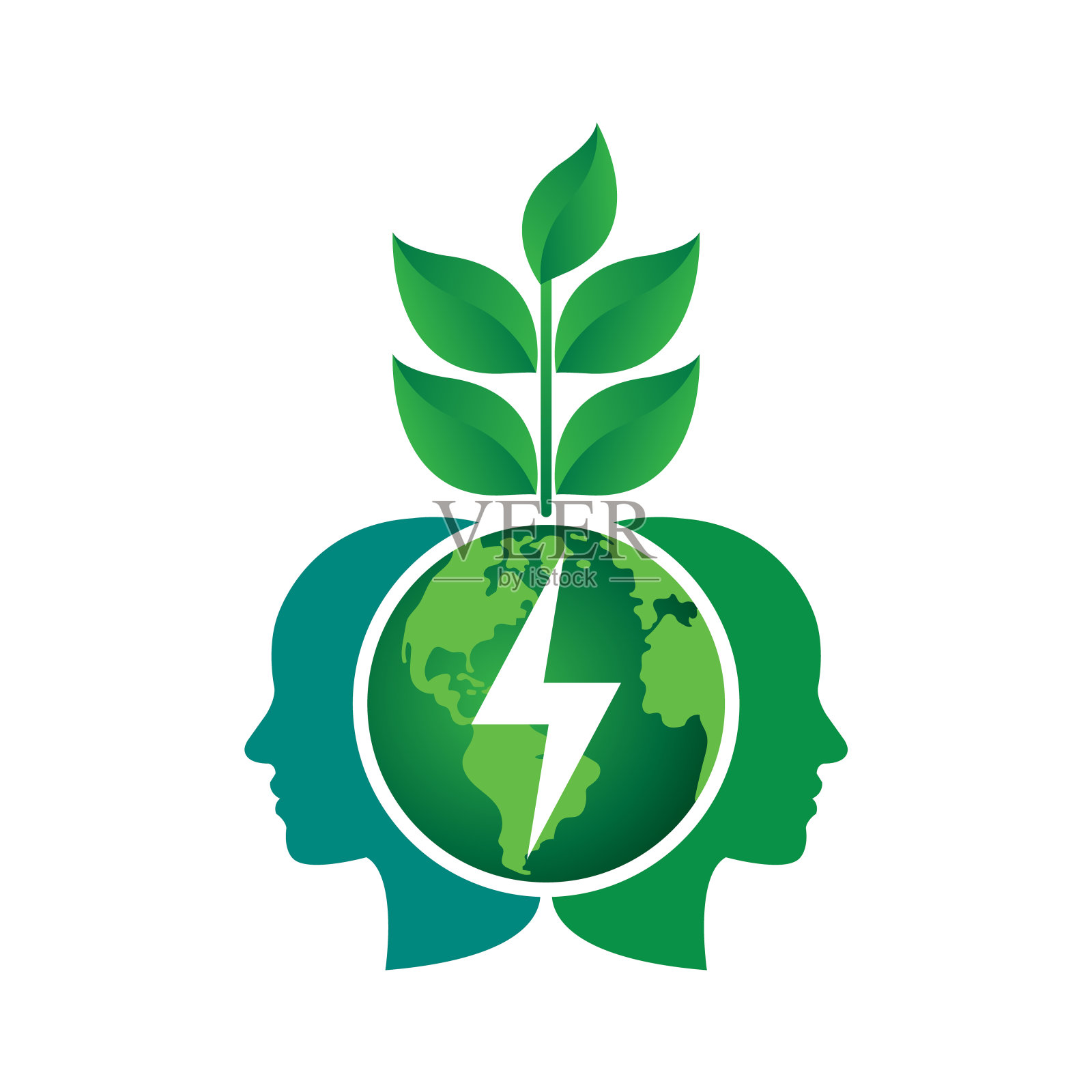 生态世界能源插画图片素材