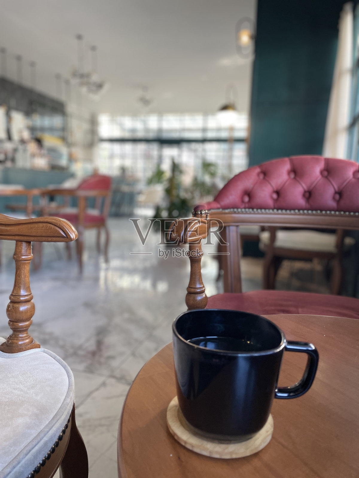 咖啡馆里的咖啡照片摄影图片