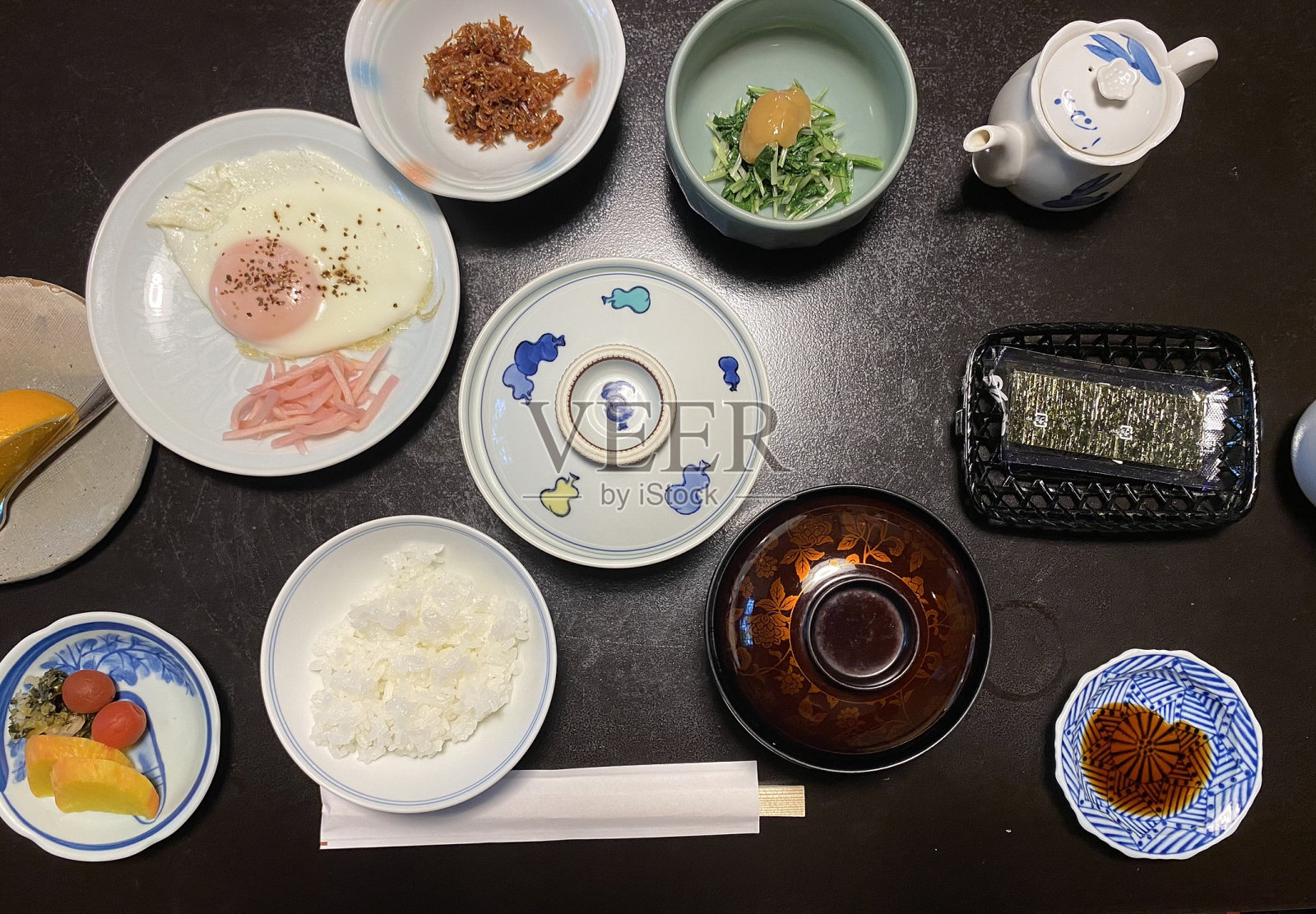 日本-食物-日式早餐照片摄影图片