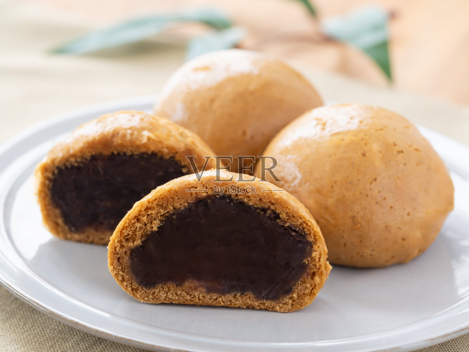 红糖甜豆包照片摄影图片