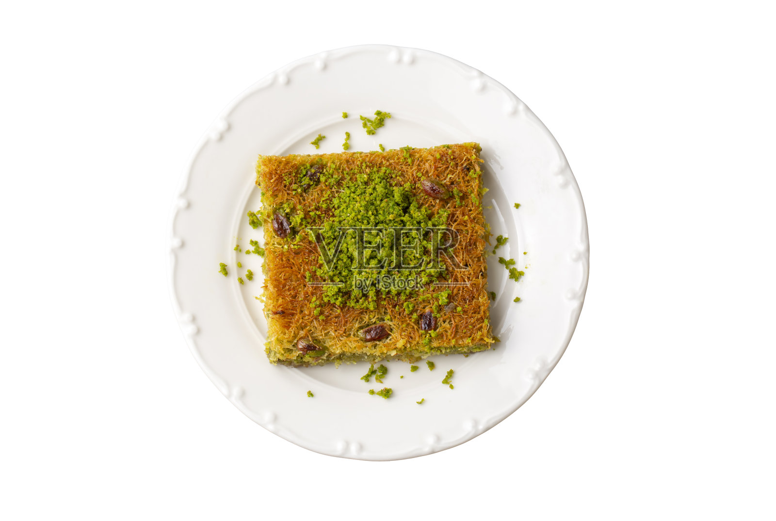 土耳其甜点开心果丝面酥照片摄影图片