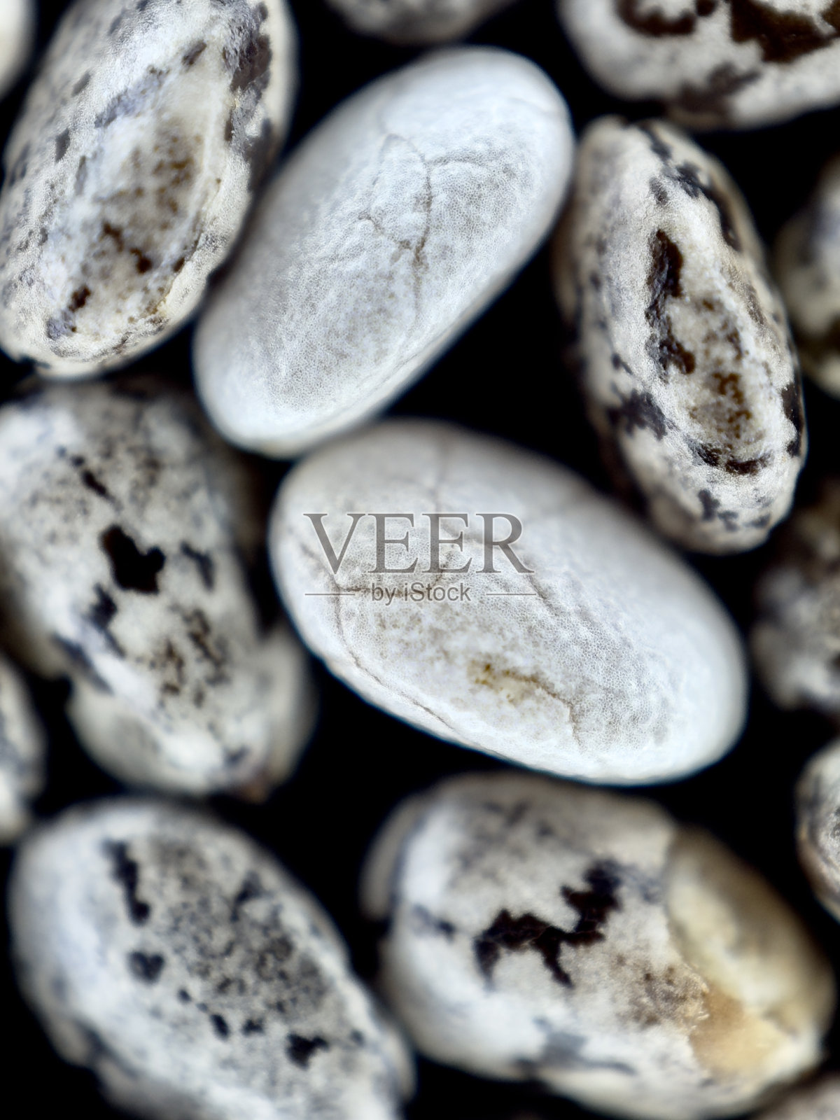 奇亚籽的特写照片摄影图片