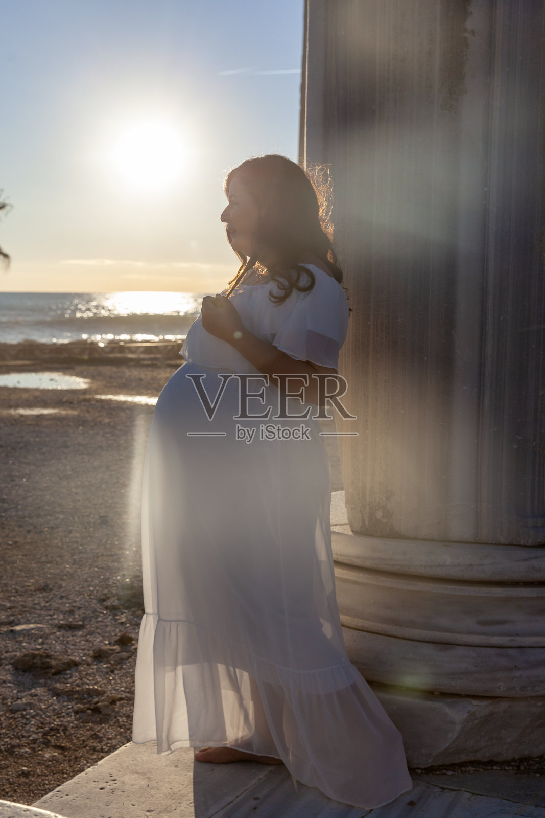 古城孕妇画像照片摄影图片