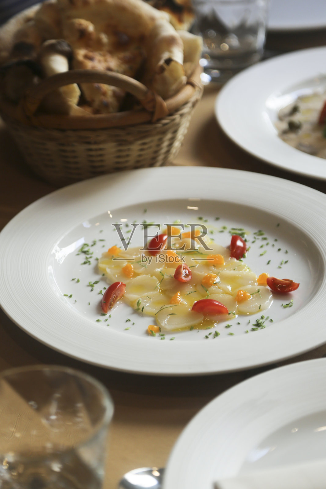 扇贝crudo照片摄影图片