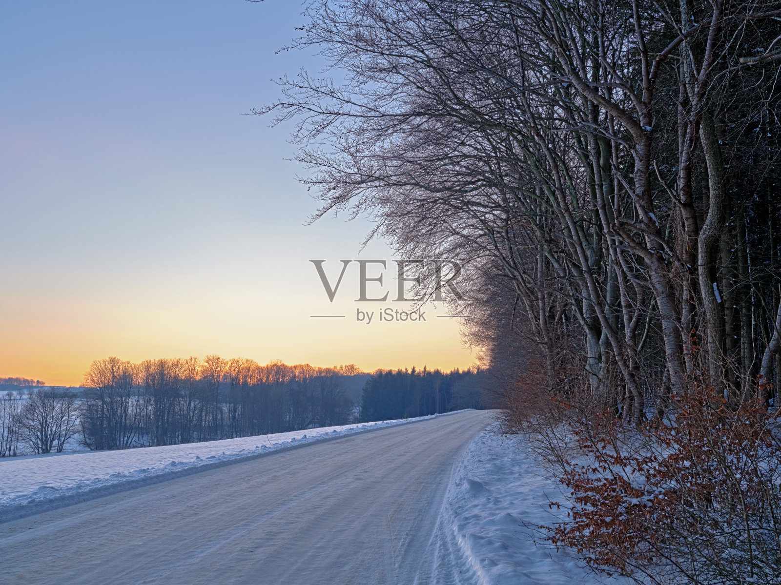 冬天的风景照片摄影图片