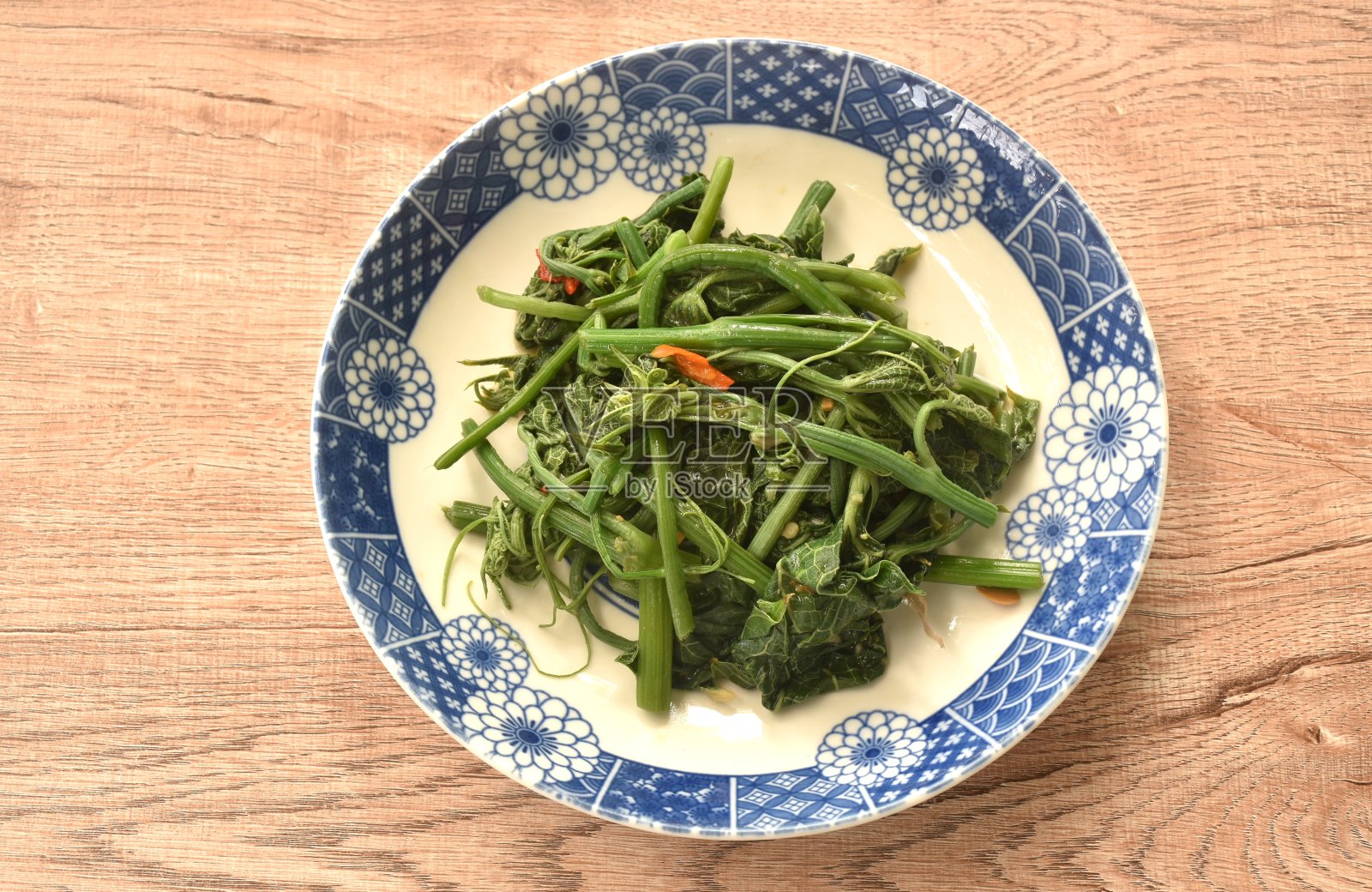 用辣椒和酱油炒佛手瓜照片摄影图片