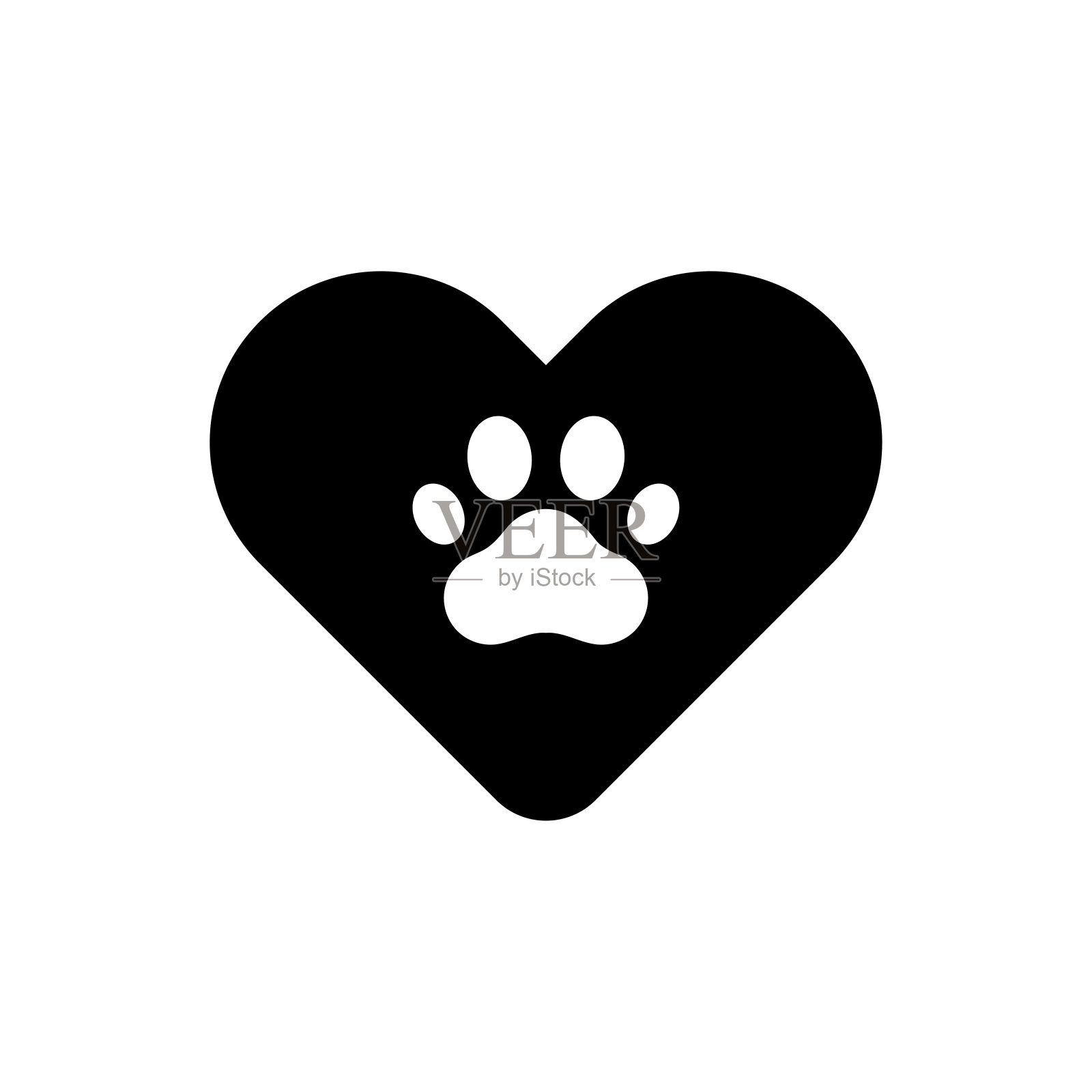 宠物友好图标，贴纸，标签或徽章。最佳宠物友好图标矢量产品包装设计元素。矢量隔离在平面风格。插画图片素材