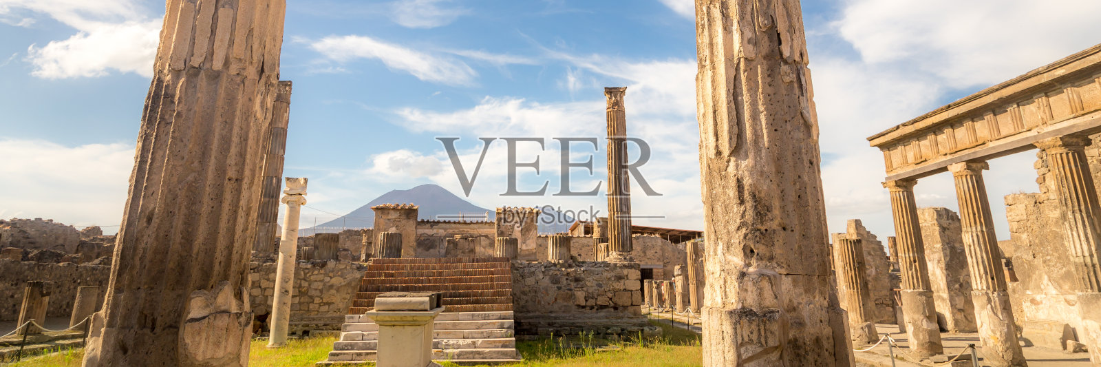 意大利阿马尔菲海岸。网站横幅。照片摄影图片