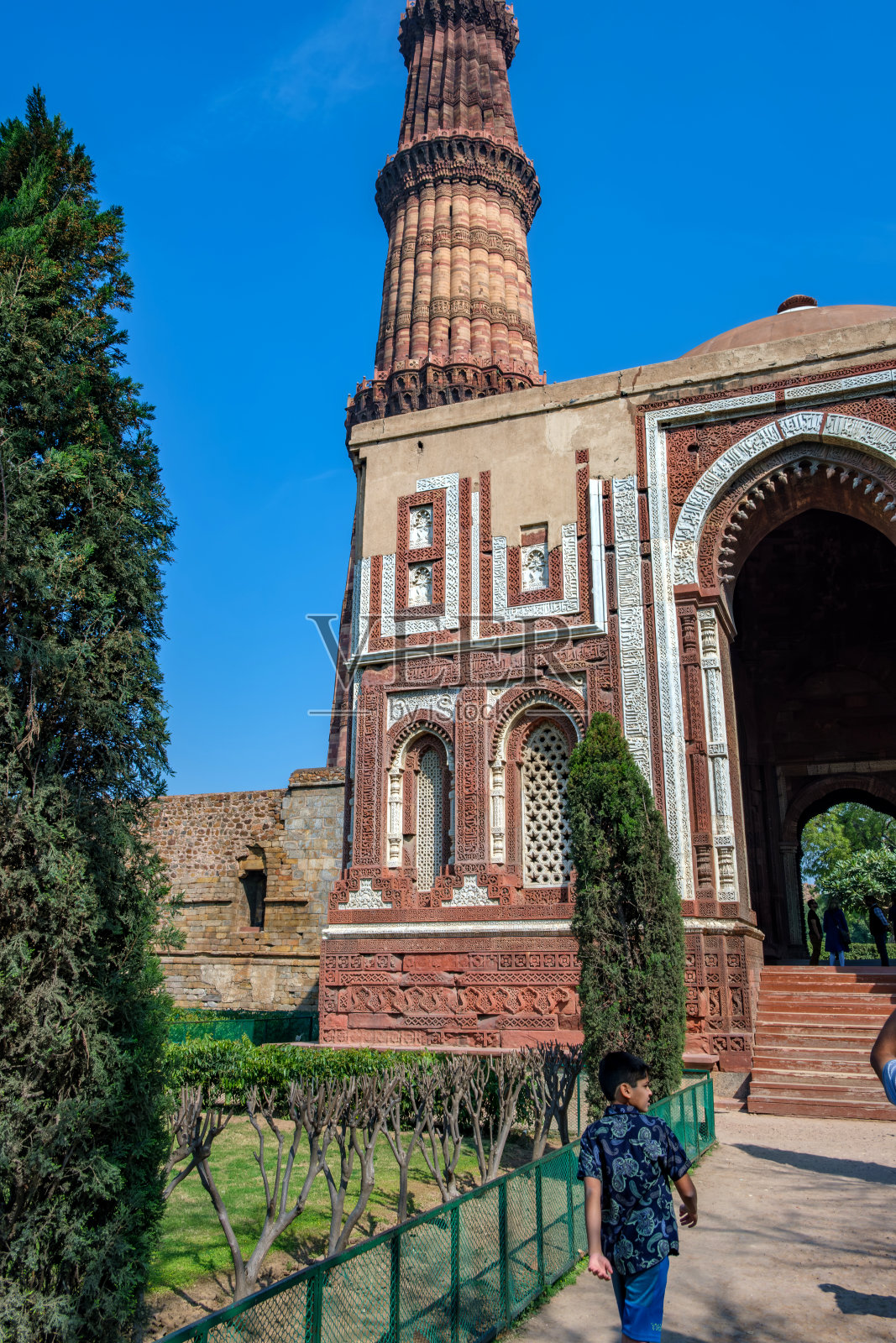 Qutub Minar印度德里照片摄影图片