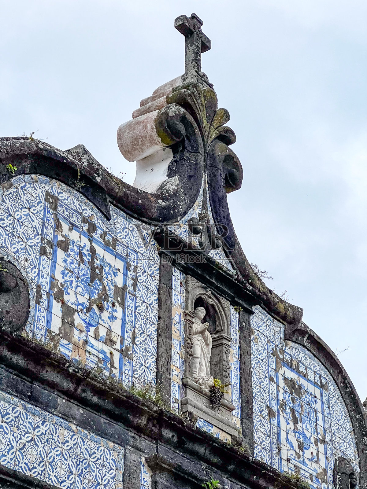 卡罗拉修道院礼拜堂——葡萄牙亚速尔群岛的圣米格尔岛照片摄影图片